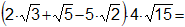 Cálculos con números reales