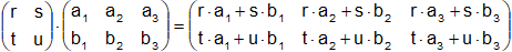 Producto de matrices