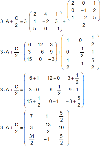 Operaciones con matrices