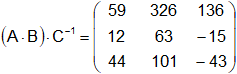 Operaciones con matrices