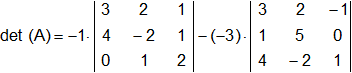 Cálculo de determinantes