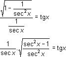 Ejemplo de resolución de funciones trigonométricas