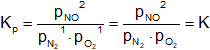 Ecuación de la constante de equilibrio