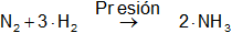 Ecuación equilibrada de la reacción