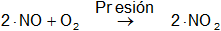 Ecuación equilibrada de la reacción