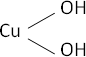 hidróxido cúprico