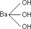 Fórmula desarrollada del hidróxido de bario
