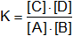 Ecuación de la constante de equilibrio