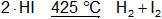 Ecuación equilibrada de la reacción