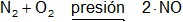 Ecuación equilibrada de la reacción