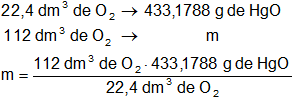 Cálculo de la masa en una reacción química
