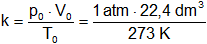 Constante universal de los gases
