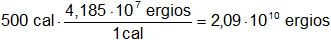 Conversión de unidades de calor