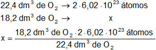 Cálculo de la cantidad de átomos