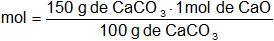 Cálculo de mol