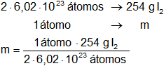 Cálculo de la masa atómica y el número de Avogadro
