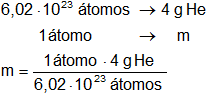 Cálculo de la masa atómica y el número de Avogadro