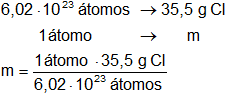 Cálculo de la masa atómica y el número de Avogadro