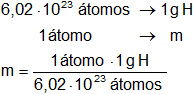Cálculo de la masa atómica y el número de Avogadro
