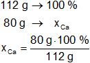 Cálculo del porcentaje de composición
