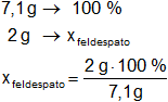 Cálculo del porcentaje de composición