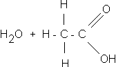 Fórmula del ácido acético