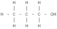 Fórmula del n-propanol
