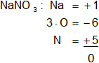 Cálculo del número de oxidación