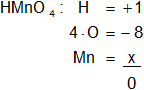 Cálculo del número de oxidación