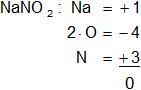 Cálculo del número de oxidación
