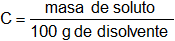 Concentraciones de las disoluciones expresadas en unidades físicas