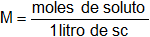 Concentraciones de las disoluciones - molaridad