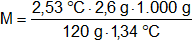 Cálculo del peso molecular en soluciones