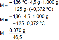 Cálculo del peso molecular en soluciones