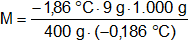 Cálculo del peso molecular en soluciones